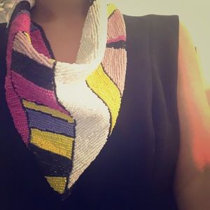 NWT Beaded Bib Necklace